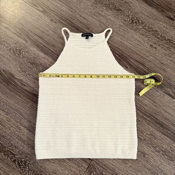 Banana Republic Cream High Neck Crochet Tank - Picture 2 of 6